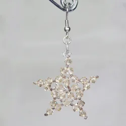 Hook pierces - Silver brass - Earrings Ara - Hook pierces - Silver brass - Laiton argenté